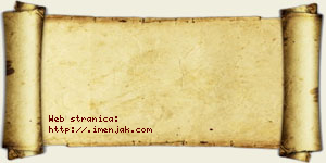 Jesenka Mladenović vizit kartica